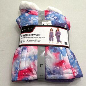 NWT Spyder 2 Piece Snowsuit Jacket with Matching Bib Pants